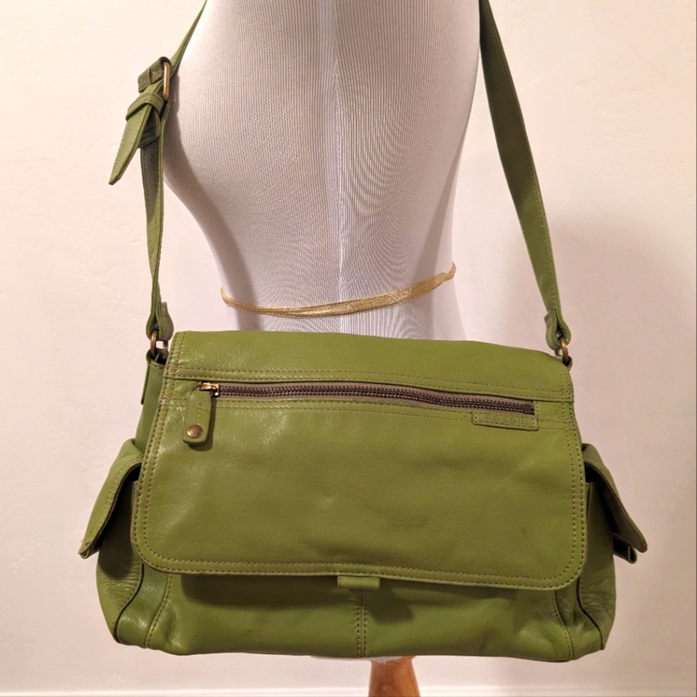 Green Fossil Shoulder Bag